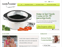Tablet Screenshot of nordiccooker.com